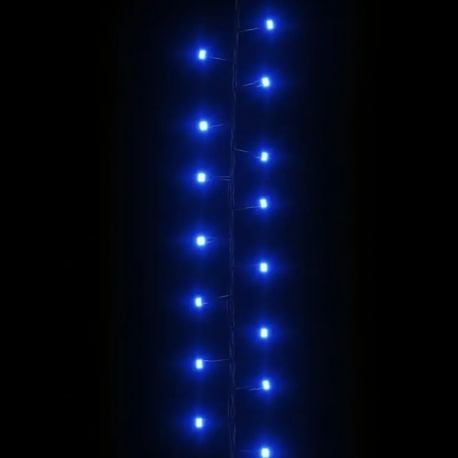 vidaXL - Led-slinger - Blue and dark green - 25 m