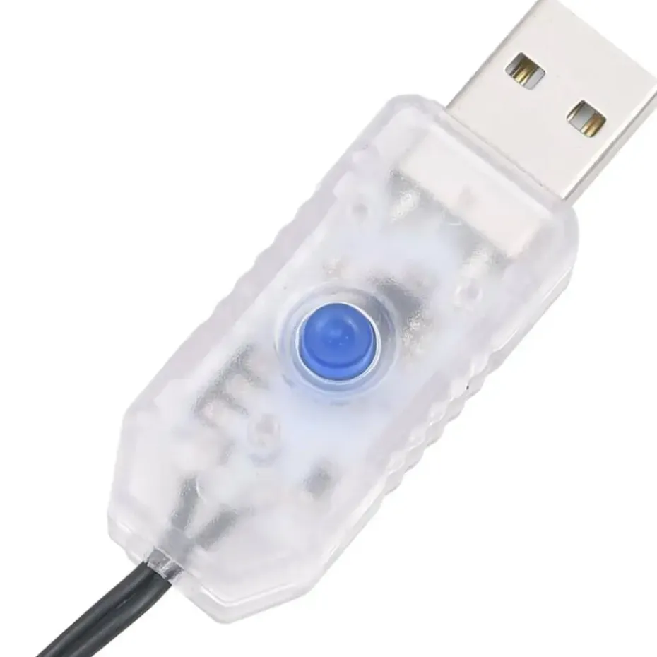 vidaXL - Led-slinger - Blue - 15 m