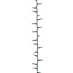 vidaXL - Led-slinger - Cold white and dark green - 13 m