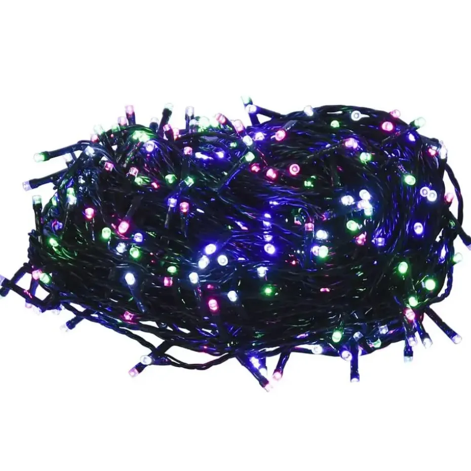 vidaXL - Led-slinger - Pastel multicolour - 15 m