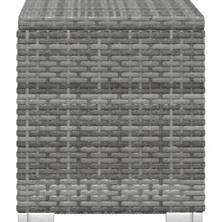 vidaXL - Ligbed - Grijs - Poly rattan