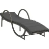 vidaXL - Ligbed - Grijs - Poly rattan