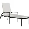 vidaXL - Ligbed - Zwart - Poly rattan
