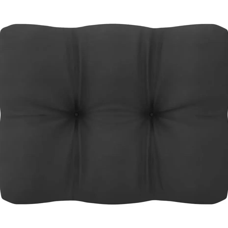 vidaXL - Loungeset - Antraciet - Grenenhout - 4 stuks