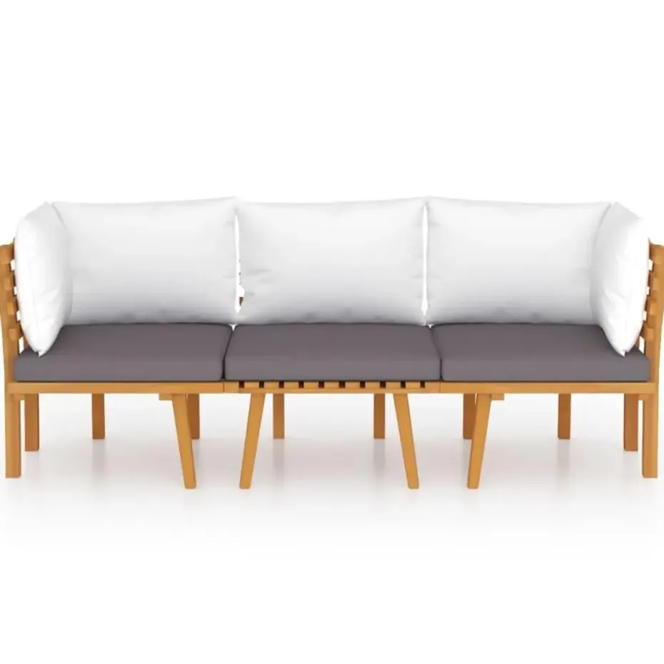 vidaXL - Loungeset - Bruin - Acaciahout