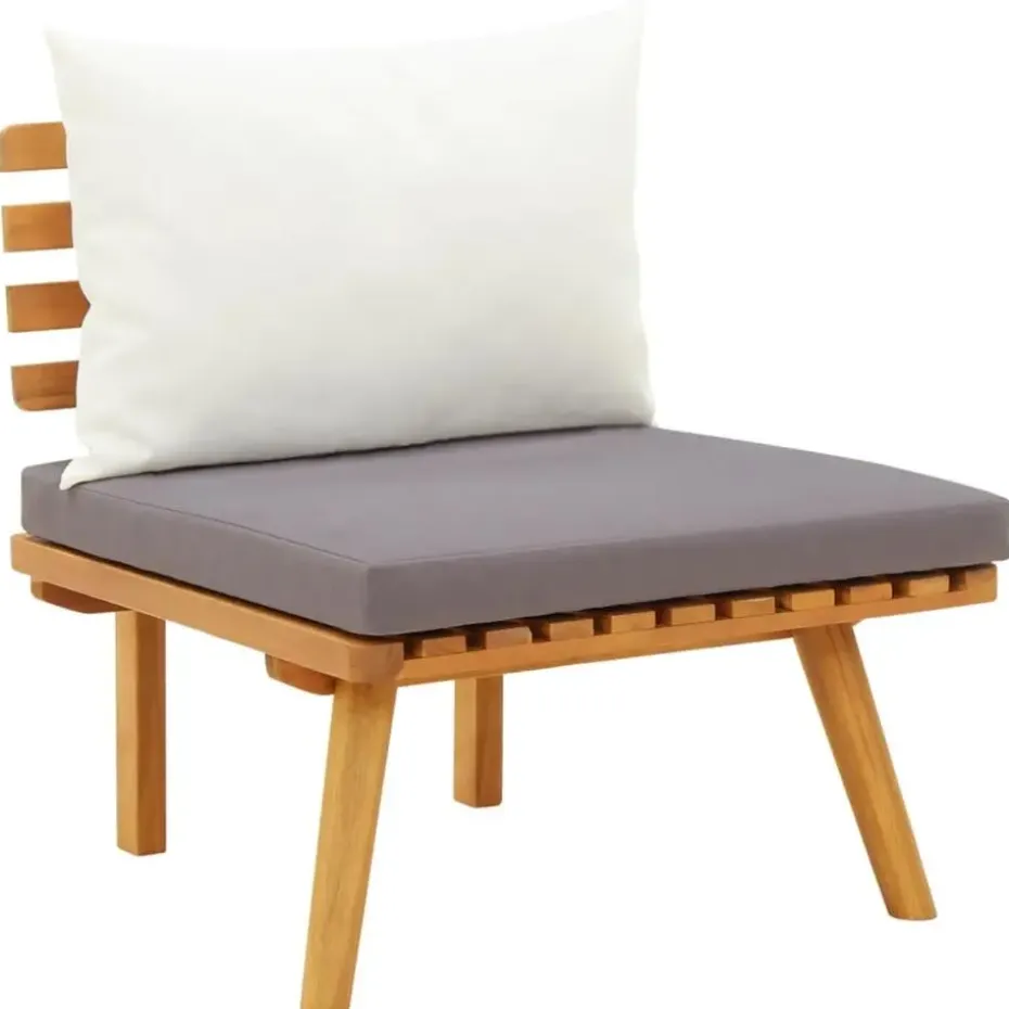 vidaXL - Loungeset - Bruin - Acaciahout