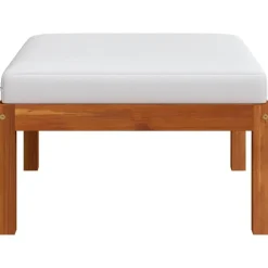vidaXL - Loungeset - Bruin - Acaciahout - 3 stuks - Met kussens