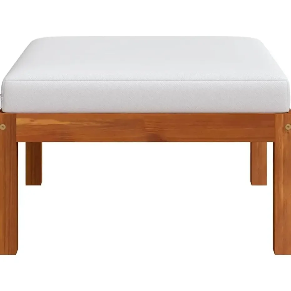 vidaXL - Loungeset - Bruin - Acaciahout - 3 stuks - Met kussens