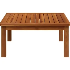 vidaXL - Loungeset - Bruin - Acaciahout - 3 stuks - Met kussens