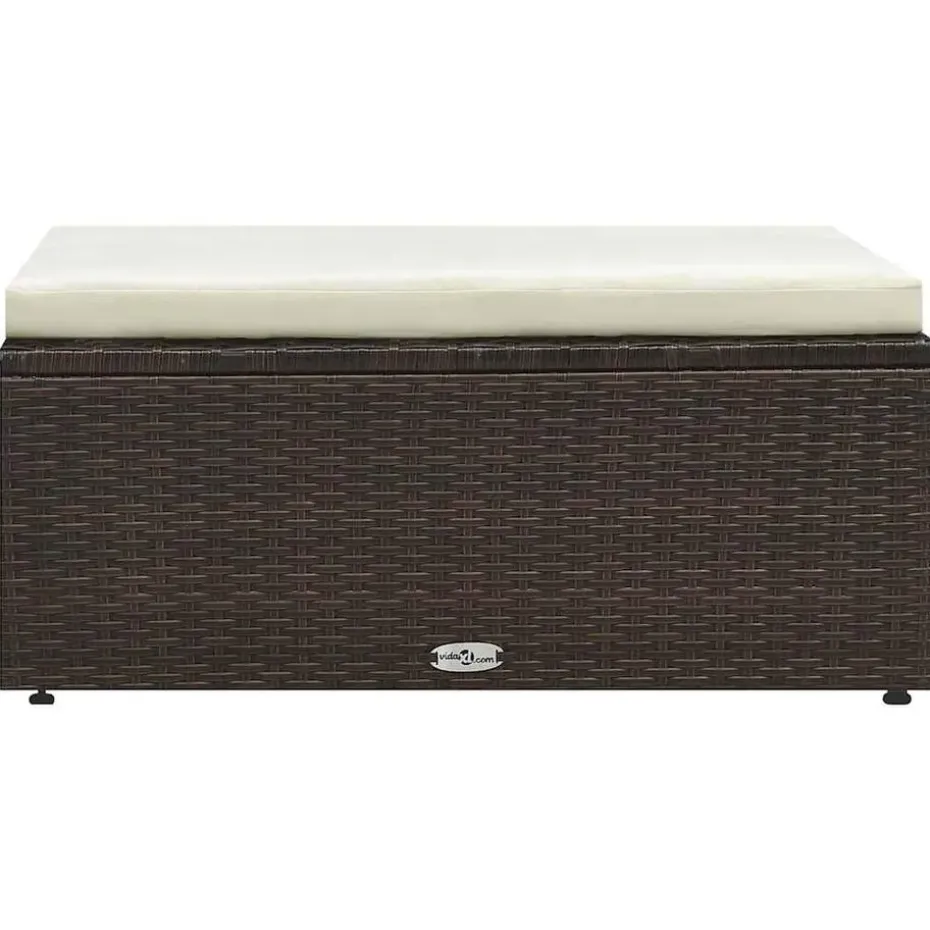 vidaXL - Loungeset - Bruin - Poly rattan