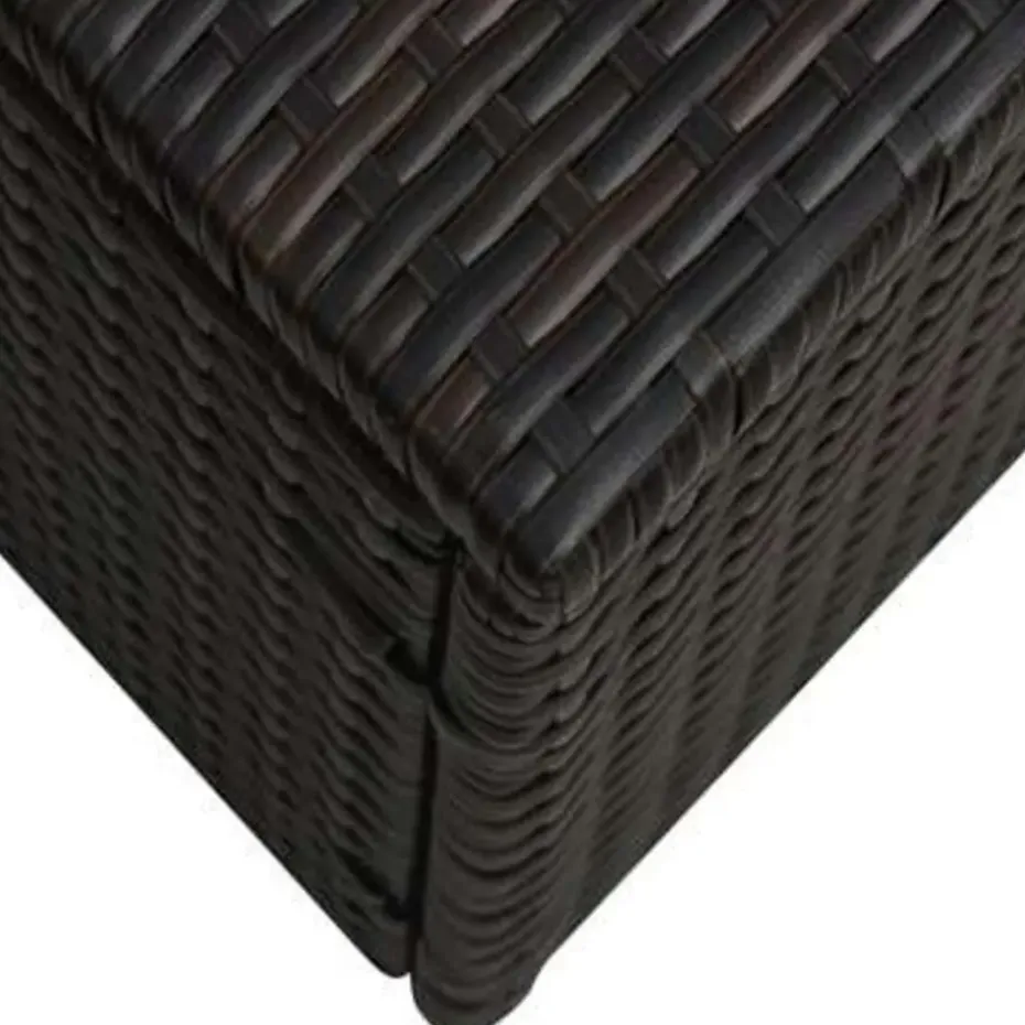 vidaXL - Loungeset - Bruin - Poly rattan