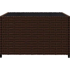 vidaXL - Loungeset - Bruin - Poly rattan