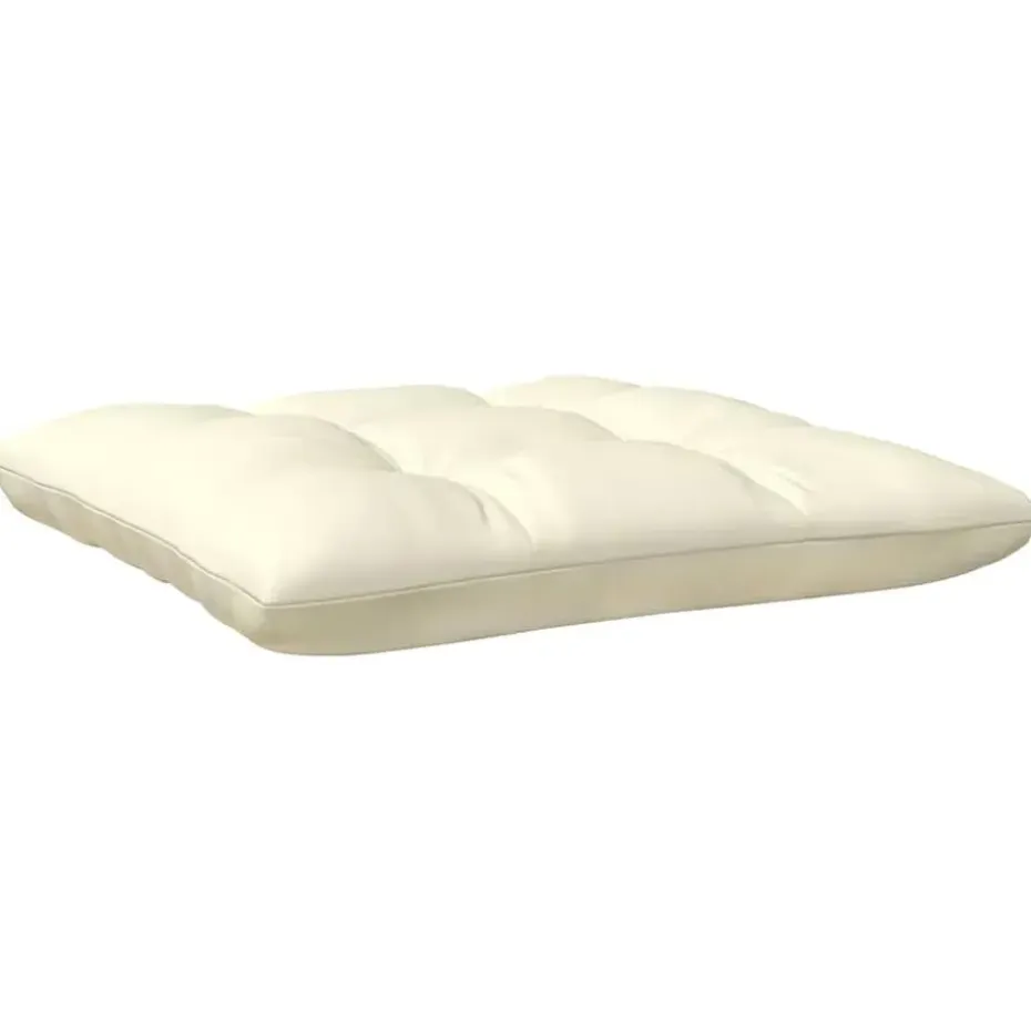 vidaXL - Loungeset - Crème - Grenenhout