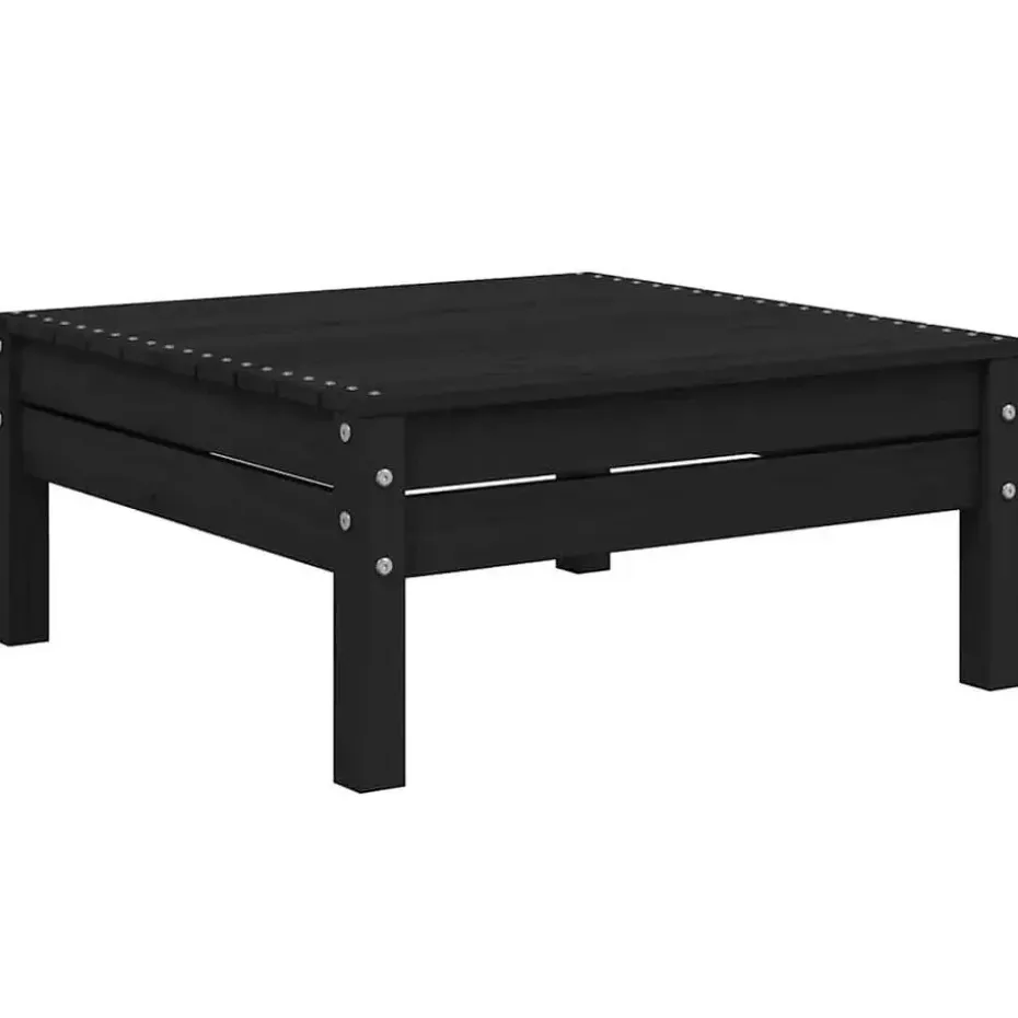 vidaXL - Loungeset - Grijs - Grenenhout - 3 stuks - Met kussens