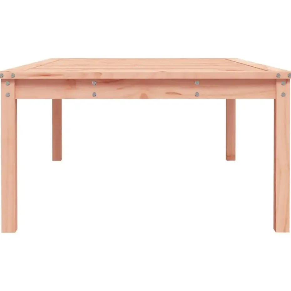vidaXL - Loungetafel - Naturel - Massief douglashout - 121x82,5x45 cm