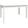 vidaXL - Loungetafel - Wit - Massief grenenhout - 82,5x50,5x45 cm