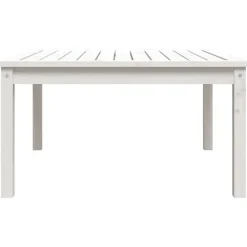 vidaXL - Loungetafel - Wit - Massief grenenhout - 82,5x82,5x45 cm