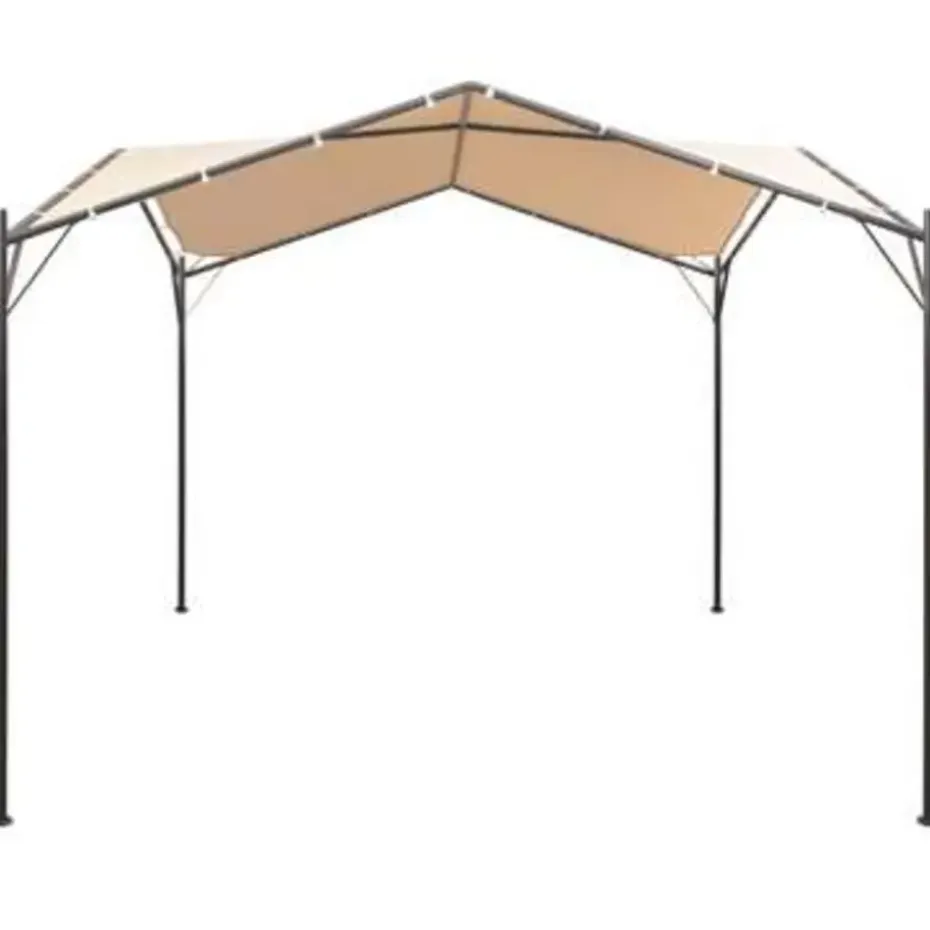 vidaXL - Luifel - Beige - Stof - 4 x 4 m