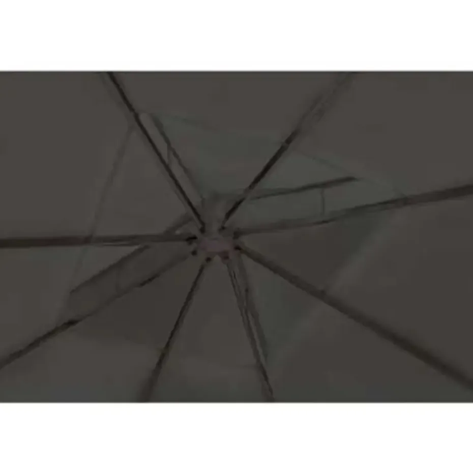 vidaXL - Luifel - Grijs - Stof - 3 x 4 m