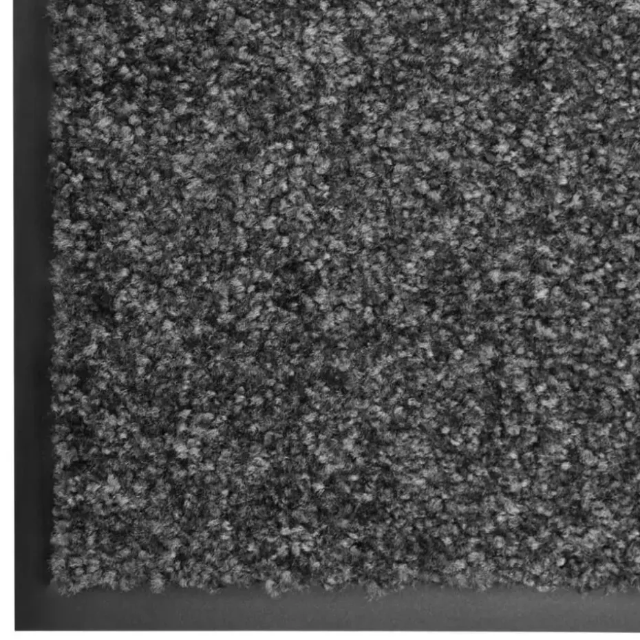 vidaXL - Mat - Antraciet - Stof - 60 x 180 cm