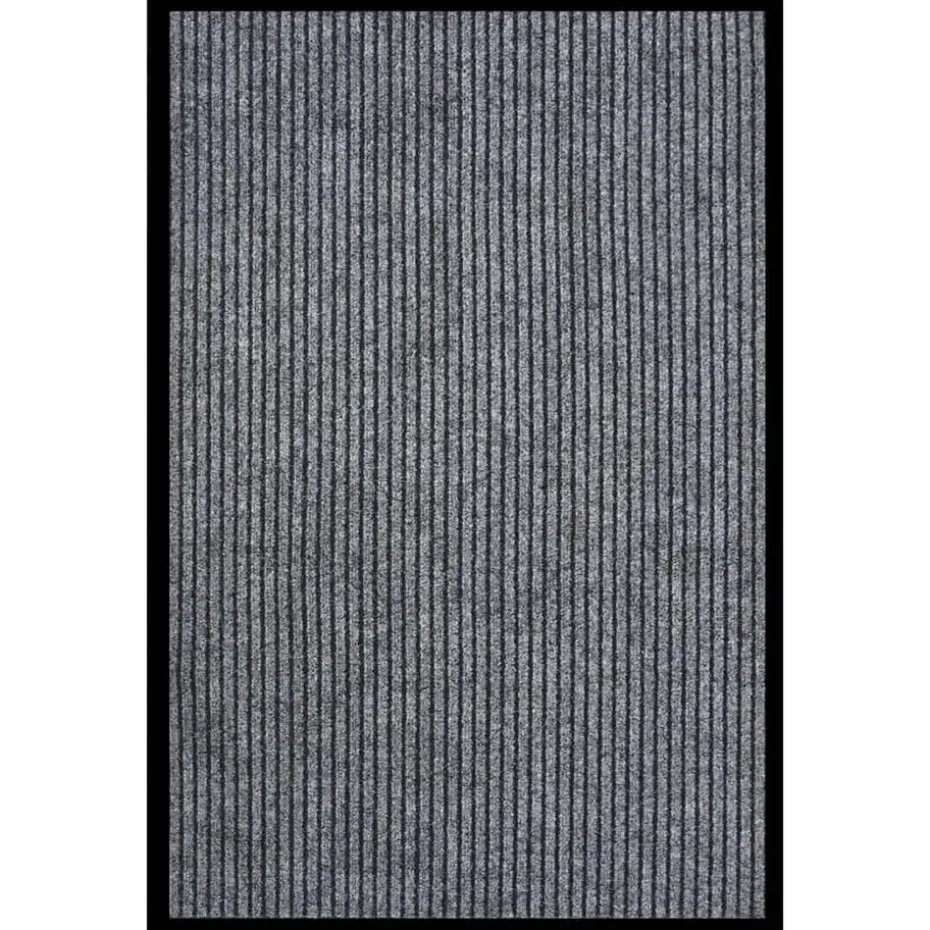 vidaXL - Mat - Grijs - Polypropyleen - 80 x 120 cm
