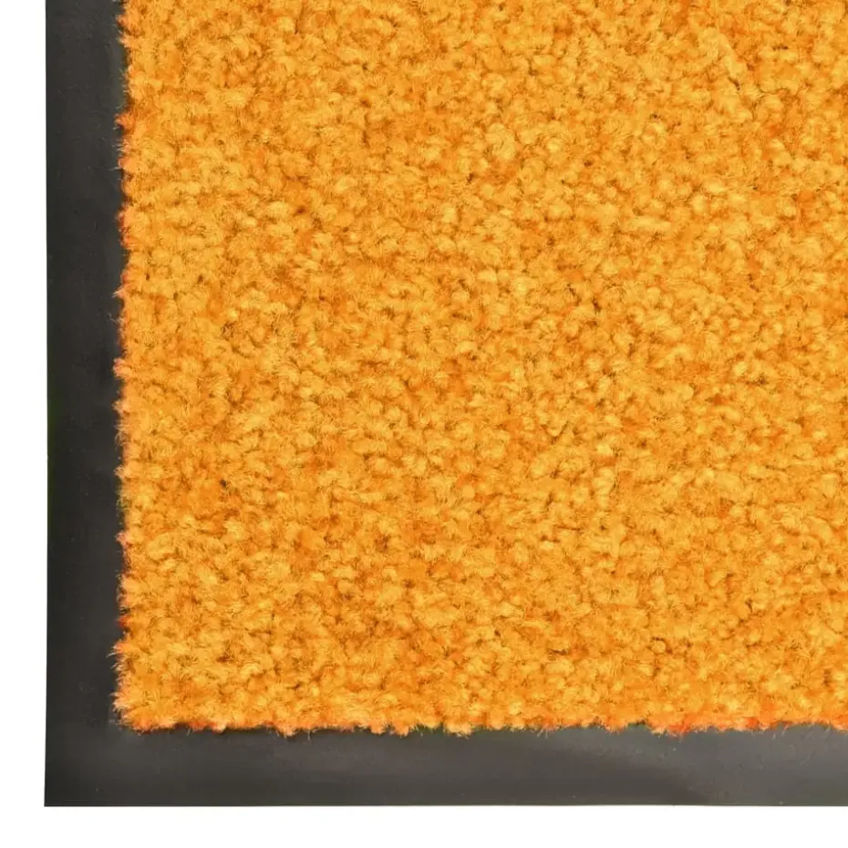 vidaXL - Mat - Oranje - Stof - 90 x 120 cm
