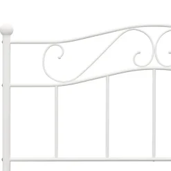 vidaXL - Metalen bed frame - Wit - 140x200 cm