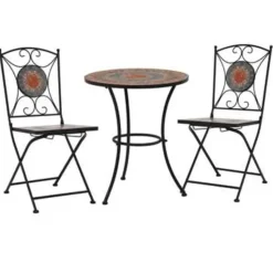 vidaXL - Mozaïek Bistroset - Oranje - Keramiek