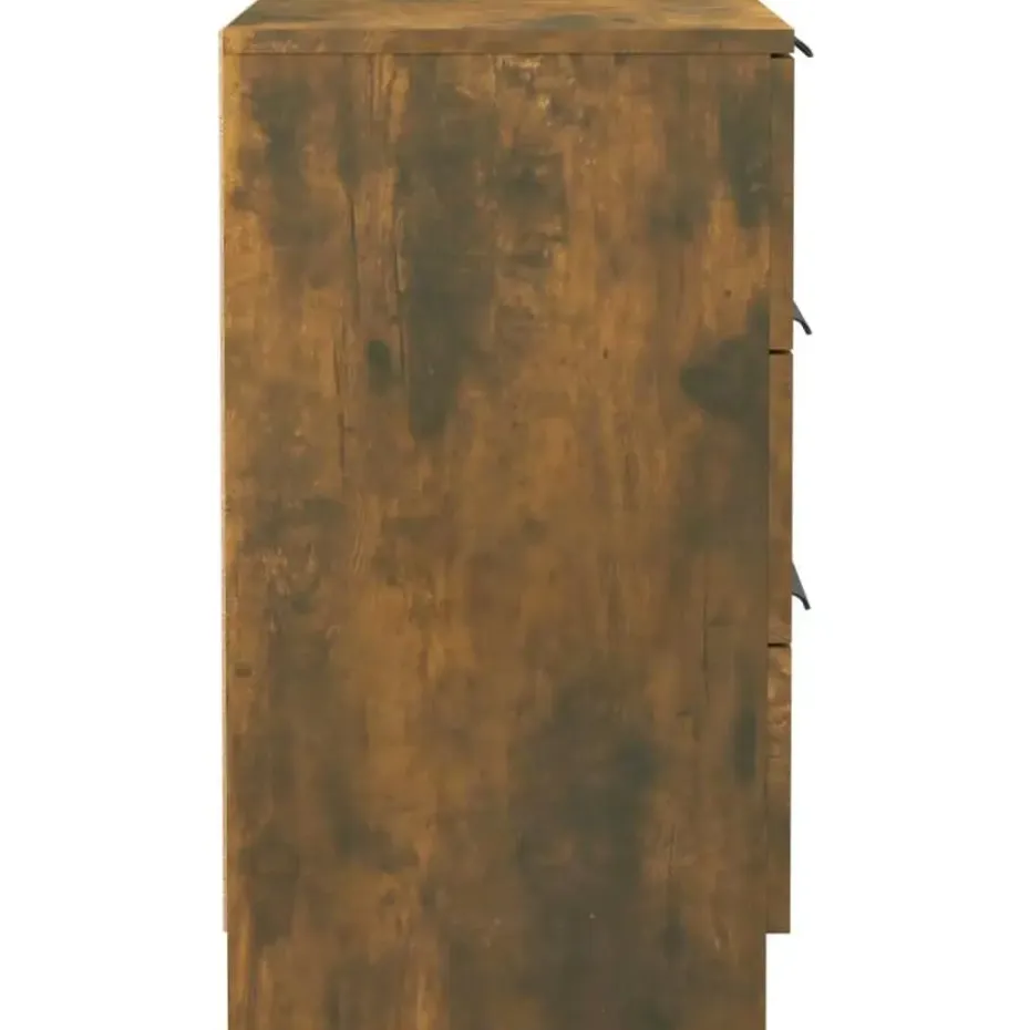 vidaXL - Nachtkastje - Bruin - Bewerkt hout - 2 stuks