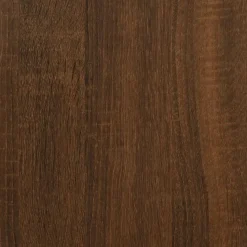 vidaXL - Nachtkastje - Bruin - Bewerkt hout