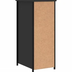 vidaXL - Nachtkastje - Zwart - Bewerkt hout - 2 stuks