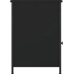 vidaXL - Nachtkastjes - Zwart - Bewerkt hout - 40 x 42 x 60 cm - 2 stuks