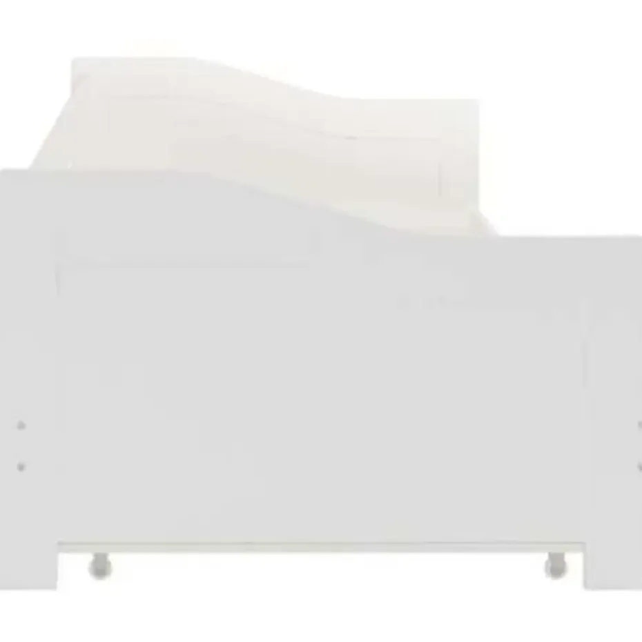 vidaXL - Onderschuifbed - Wit - Grenenhout - 90x200 cm