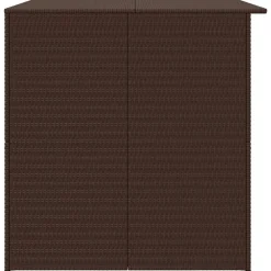 vidaXL - Opbergcontainer Voor Buiten - Bruin - Poly rattan
