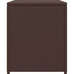 vidaXL - Opbergkist - Bruin - Poly rattan