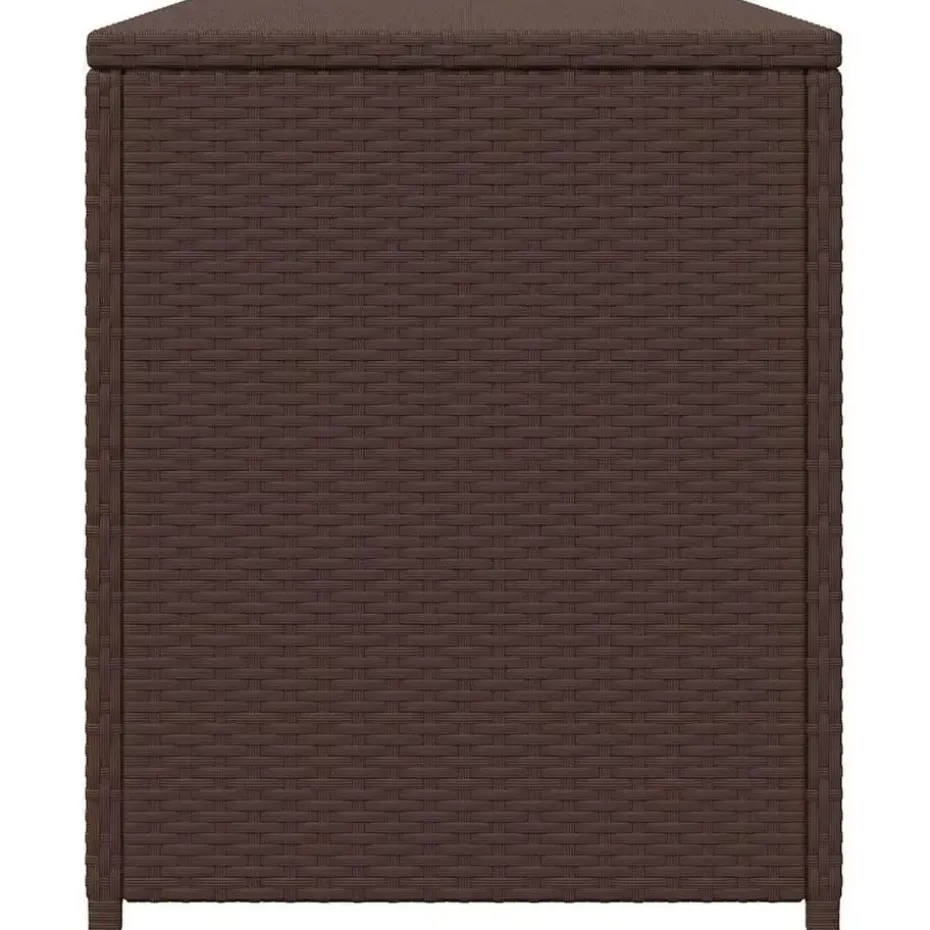 vidaXL - Opbergkist - Bruin - Poly rattan