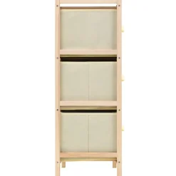 vidaXL - Opbergmeubel - Beige - Hout