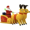 vidaXL - Opblaasbare Kerstman - 130 cm
