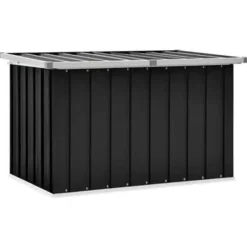 vidaXL - Opslagkist - Antraciet - Staal - 109 x 67 x 65 cm