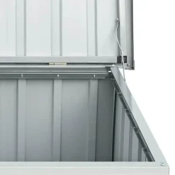 vidaXL - Opslagkist - Antraciet - Staal - 129 x 67 x 65 cm