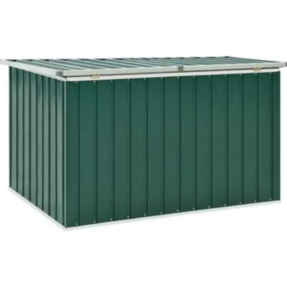 vidaXL - Opslagkist - Groen - Staal - 149 x 99 x 93 cm