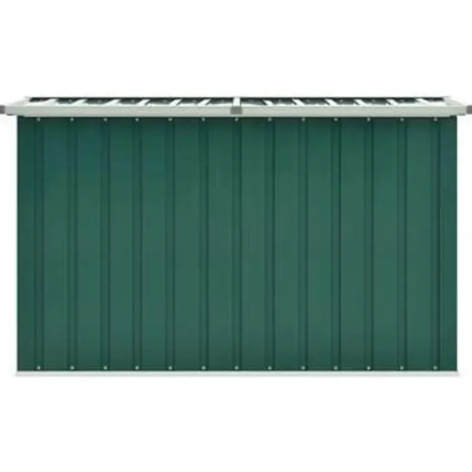 vidaXL - Opslagkist - Groen - Staal - 149 x 99 x 93 cm
