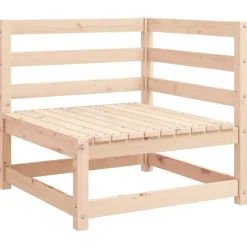 vidaXL - Palletbank - Antraciet - Grenenhout