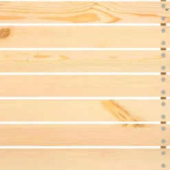 vidaXL - Palletbank - Antraciet - Grenenhout