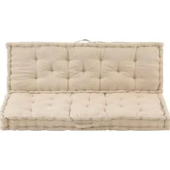 vidaXL - Palletkussen - Beige - Katoen