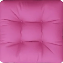 vidaXL - Palletkussen - Roze - Stof - 60 x 60 x 12 cm