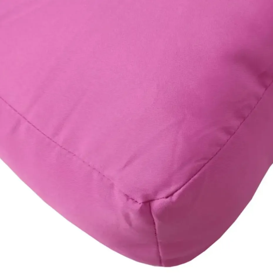 vidaXL - Palletkussen - Roze - Stof - 60 x 60 x 12 cm
