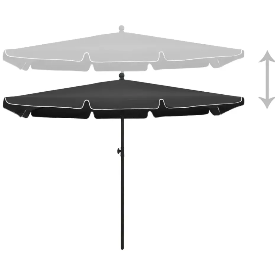 vidaXL - Parasol - Antraciet