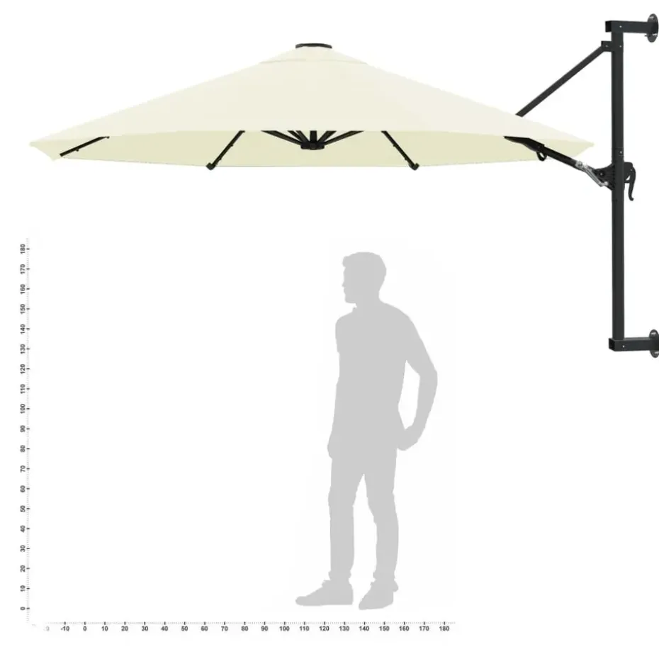 vidaXL - Parasol - Beige