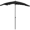 vidaXL - Parasol - Zwart